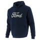 Ford Men's Script Embroidered Hooded Pullover Fleece