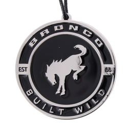 Ford Bronco Built Wild Enamel Ornament