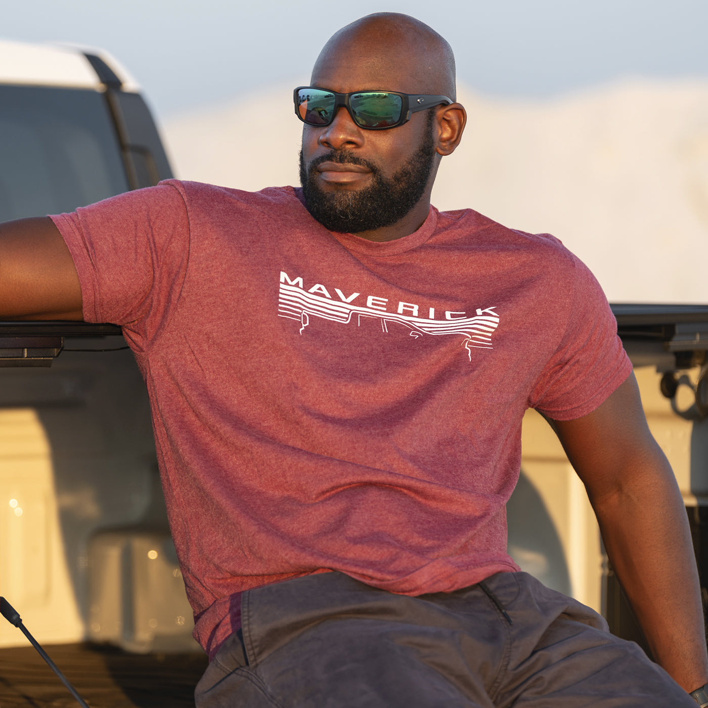 Ford Maverick Men's Graphic Truck T-Shirt