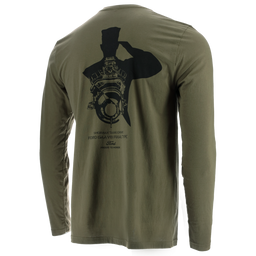 Ford Proud To Honor Men's Build Supply Salute Crewneck Long Sleeve T-Shirt