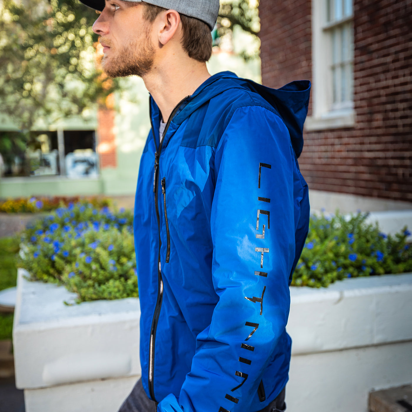 Ford Lightning Reflective Hooded Men's Jacket