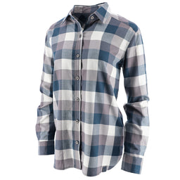 Ford Trucks Women's Built Ford Tough Button Up Plaid Shirt