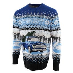 Ford Logo Holiday Dashing Thru The Snow Sweater