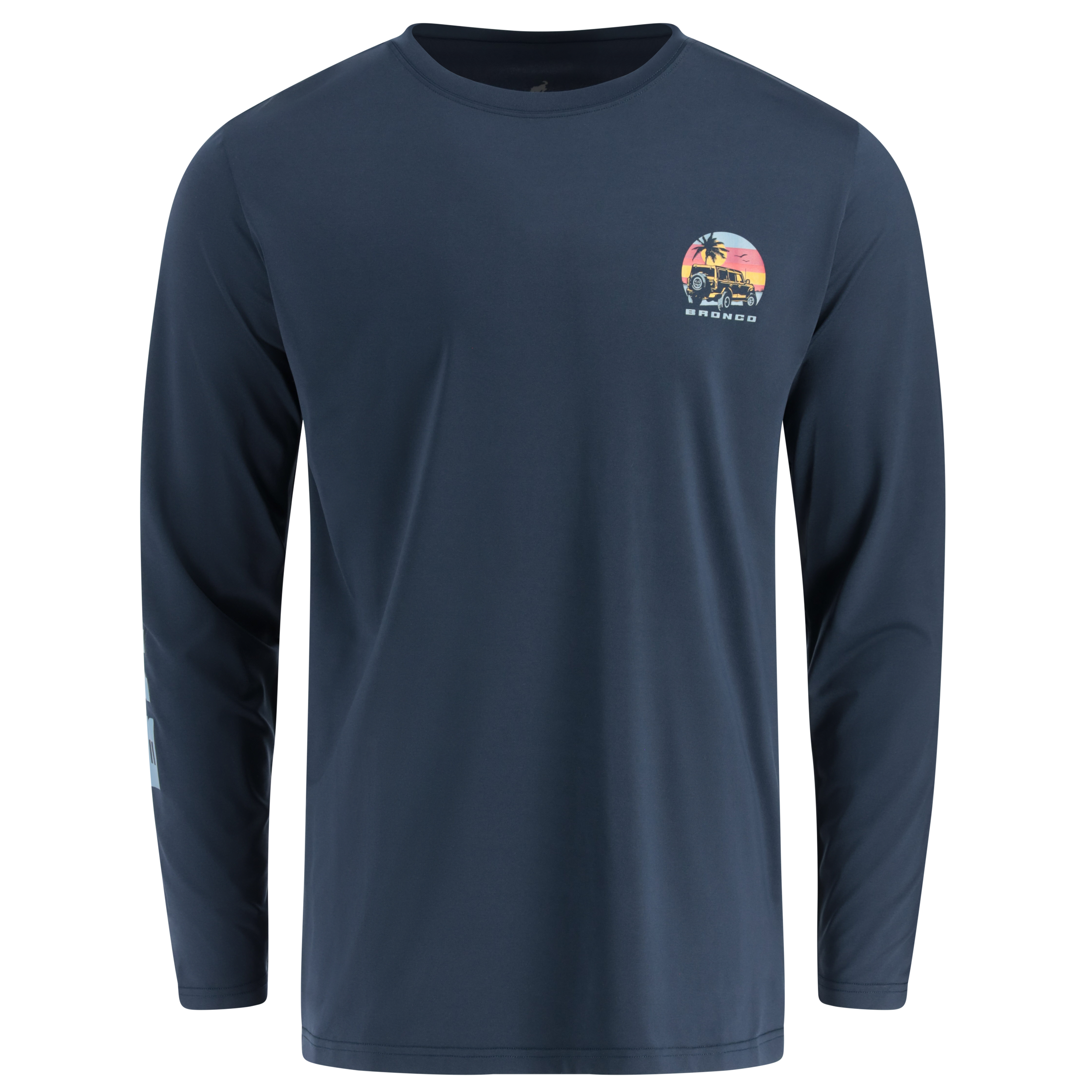 Ford Bronco Men's Performance Beach Scene Sun Tee