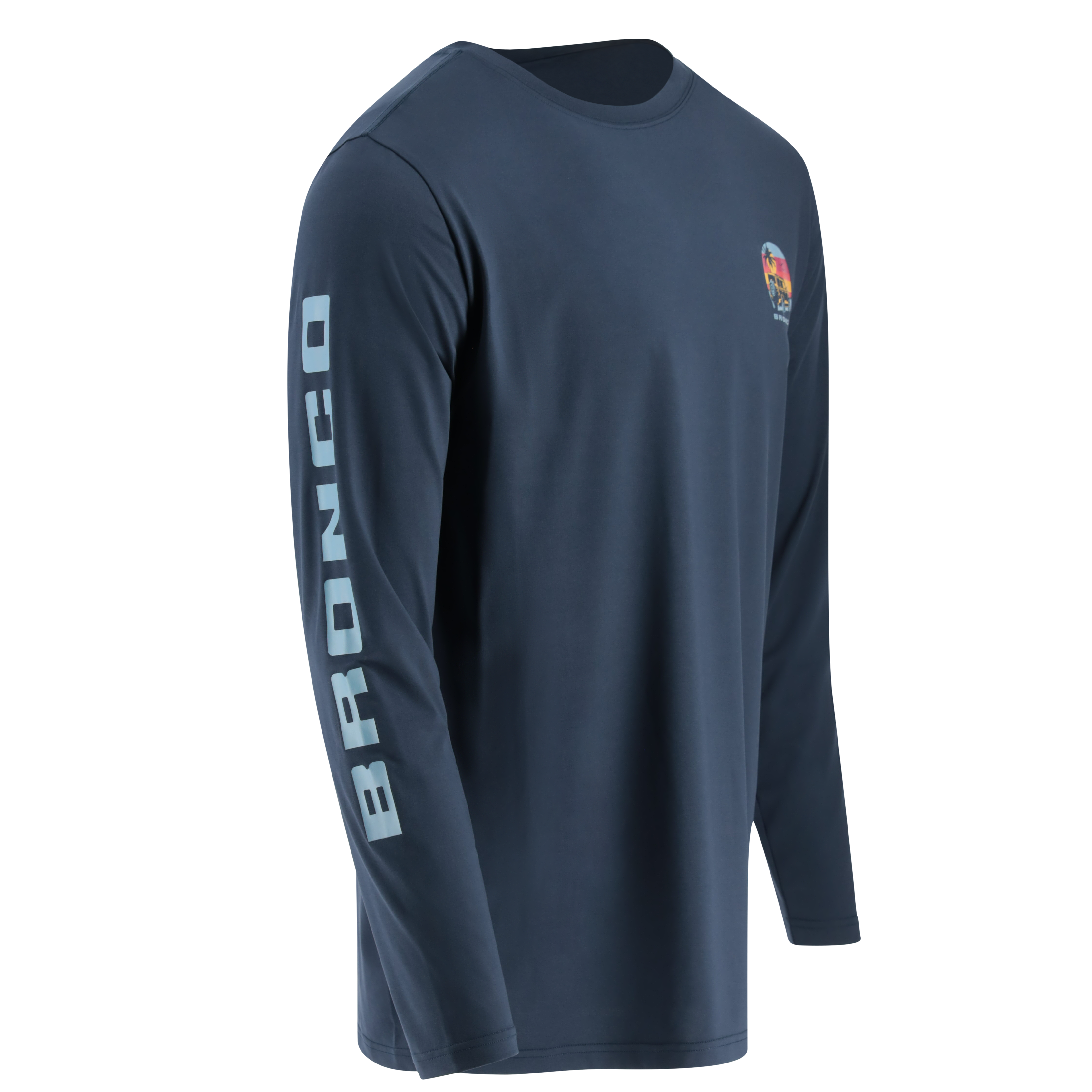 Ford Bronco Men's Performance Beach Scene Sun Tee