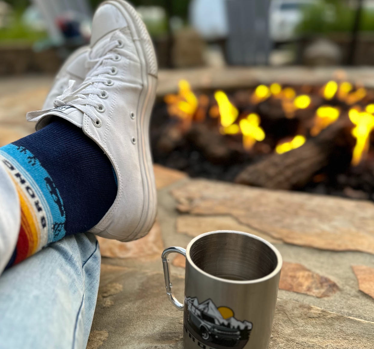 Ford Bronco Men's Stripe Knit Socks