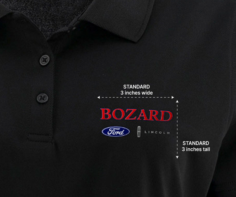 Ford Dealer Logo Men's Custom Performance Polo